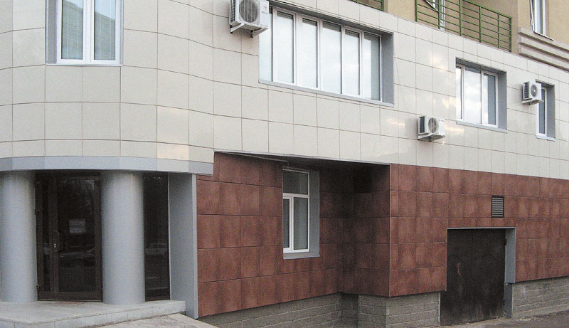 Плитка для отделки фасадов зданий